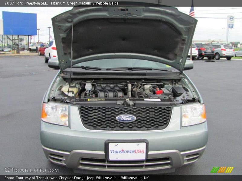 Titanium Green Metallic / Pebble Beige 2007 Ford Freestyle SEL