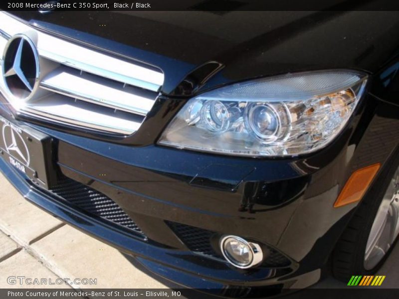 Black / Black 2008 Mercedes-Benz C 350 Sport