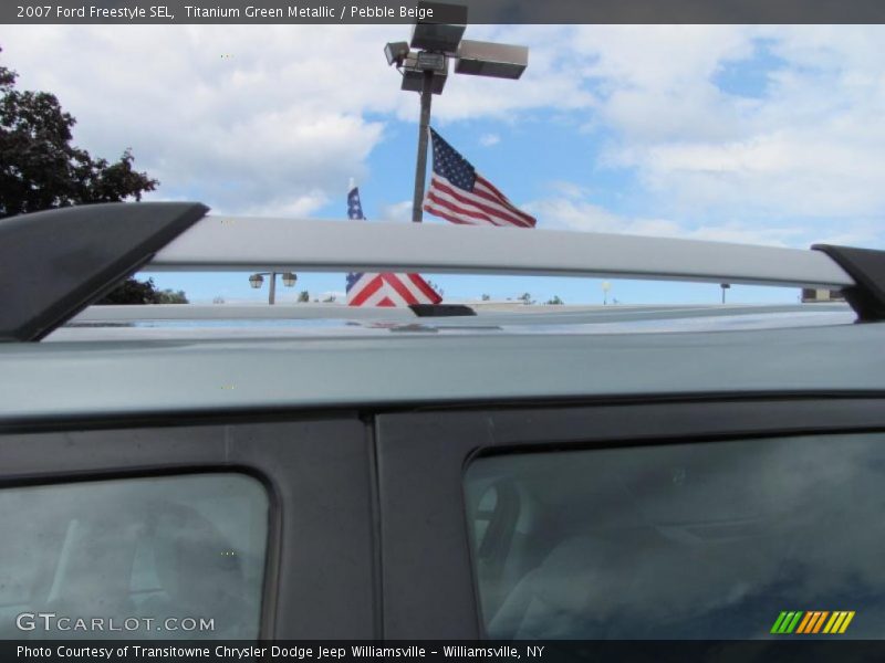 Titanium Green Metallic / Pebble Beige 2007 Ford Freestyle SEL