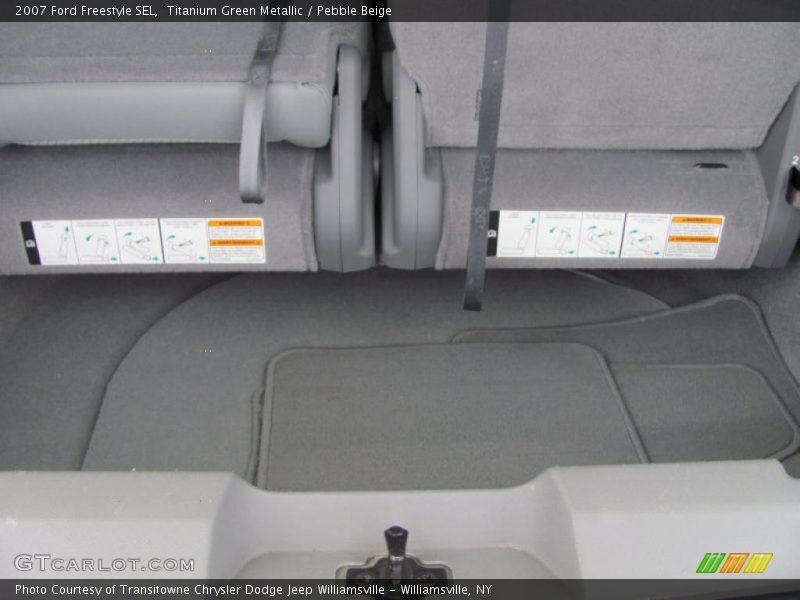 Titanium Green Metallic / Pebble Beige 2007 Ford Freestyle SEL