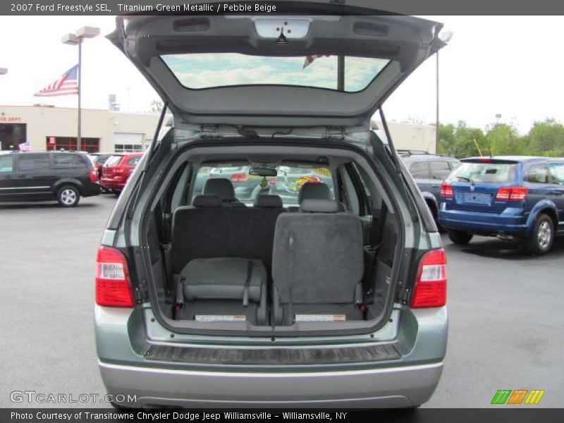 Titanium Green Metallic / Pebble Beige 2007 Ford Freestyle SEL
