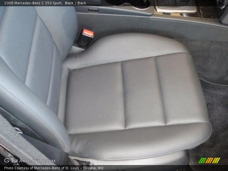 Black / Black 2008 Mercedes-Benz C 350 Sport