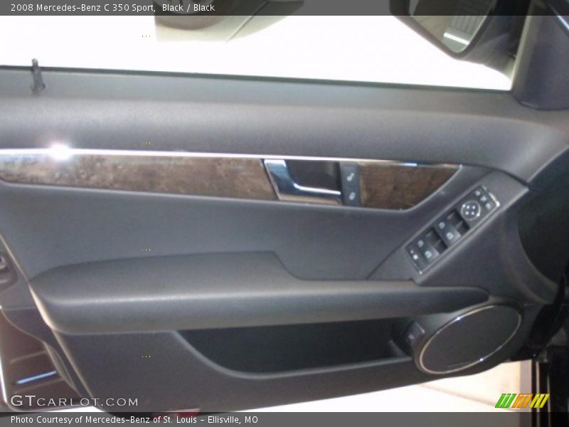 Black / Black 2008 Mercedes-Benz C 350 Sport