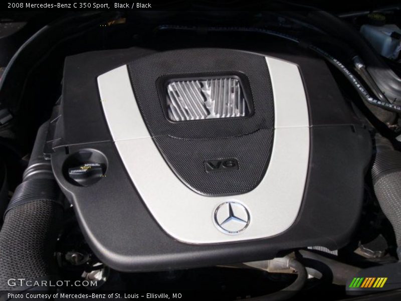 Black / Black 2008 Mercedes-Benz C 350 Sport