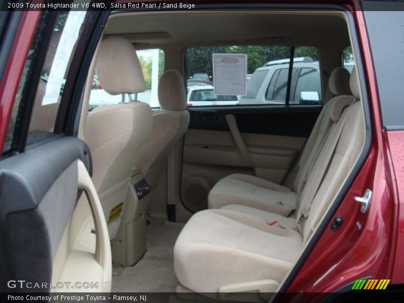 Salsa Red Pearl / Sand Beige 2009 Toyota Highlander V6 4WD