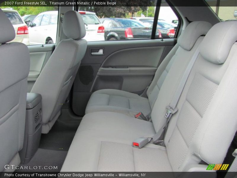 Titanium Green Metallic / Pebble Beige 2007 Ford Freestyle SEL