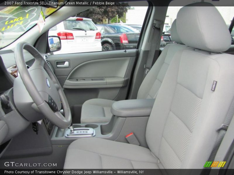Titanium Green Metallic / Pebble Beige 2007 Ford Freestyle SEL