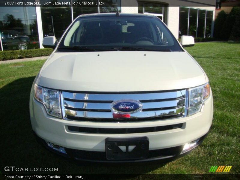 Light Sage Metallic / Charcoal Black 2007 Ford Edge SEL