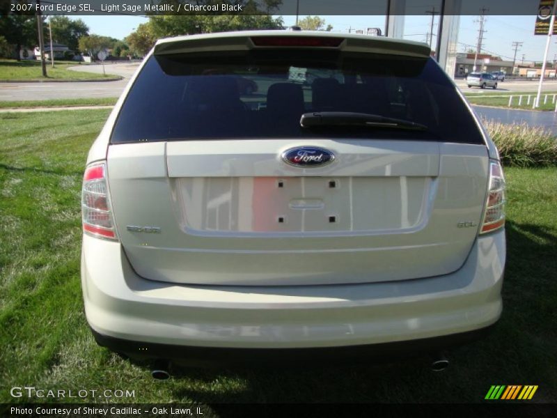 Light Sage Metallic / Charcoal Black 2007 Ford Edge SEL