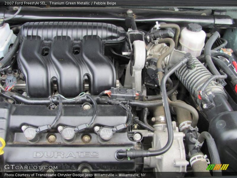 Titanium Green Metallic / Pebble Beige 2007 Ford Freestyle SEL