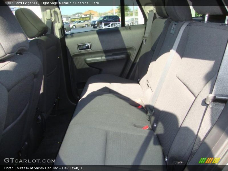 Light Sage Metallic / Charcoal Black 2007 Ford Edge SEL