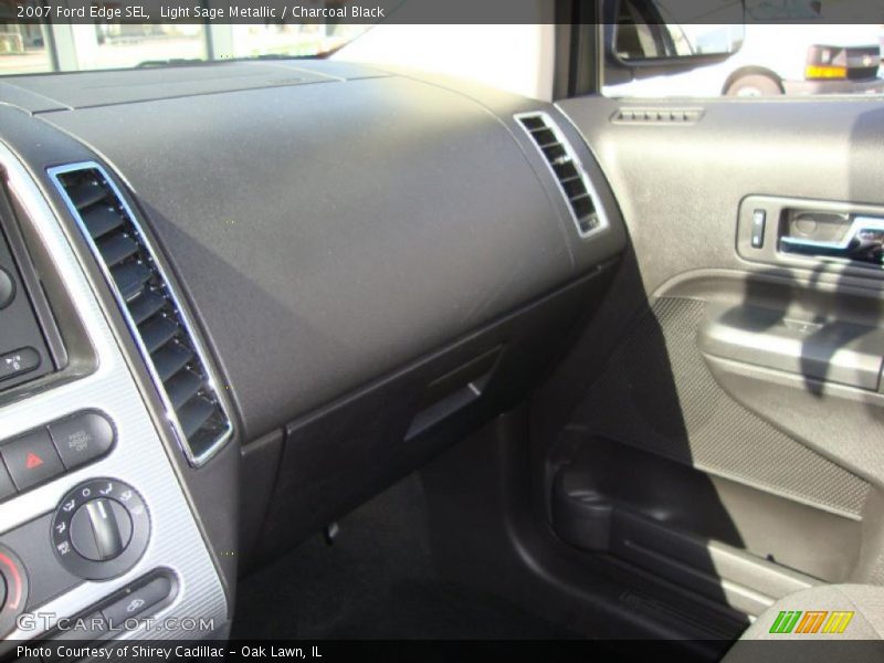 Light Sage Metallic / Charcoal Black 2007 Ford Edge SEL