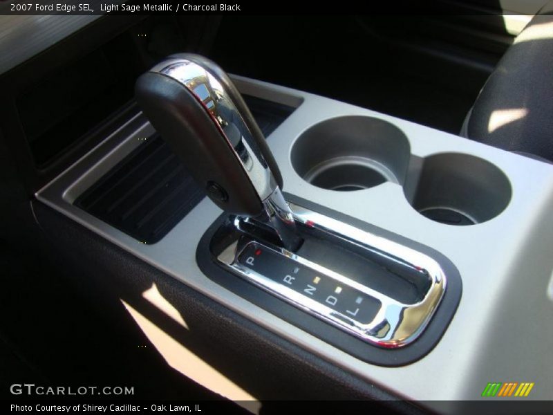 Light Sage Metallic / Charcoal Black 2007 Ford Edge SEL