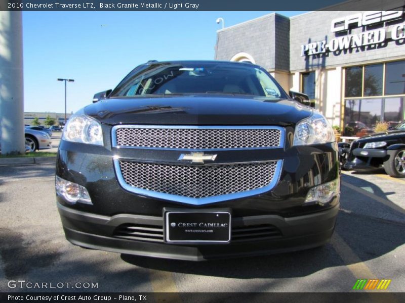 Black Granite Metallic / Light Gray 2010 Chevrolet Traverse LTZ