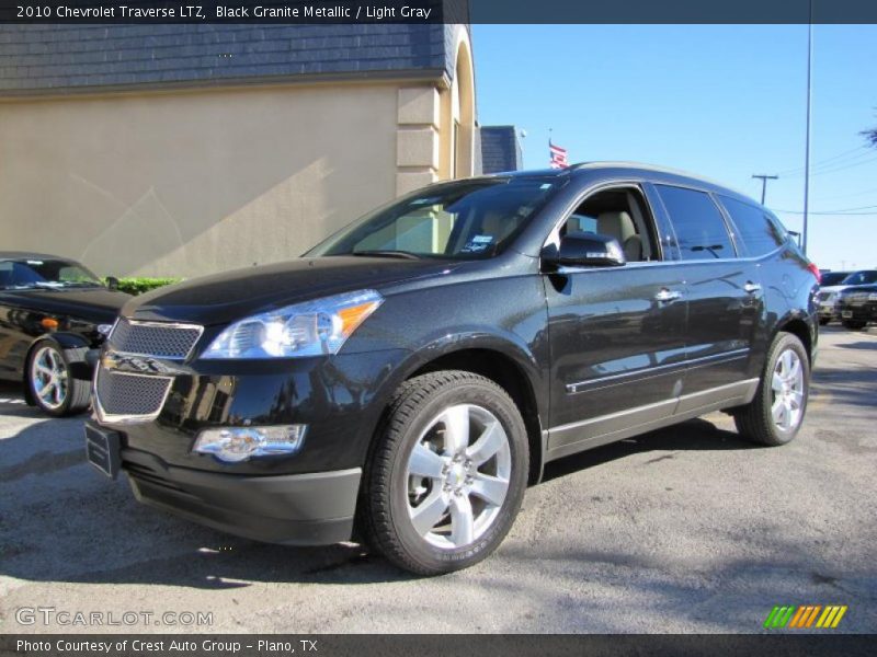 Black Granite Metallic / Light Gray 2010 Chevrolet Traverse LTZ