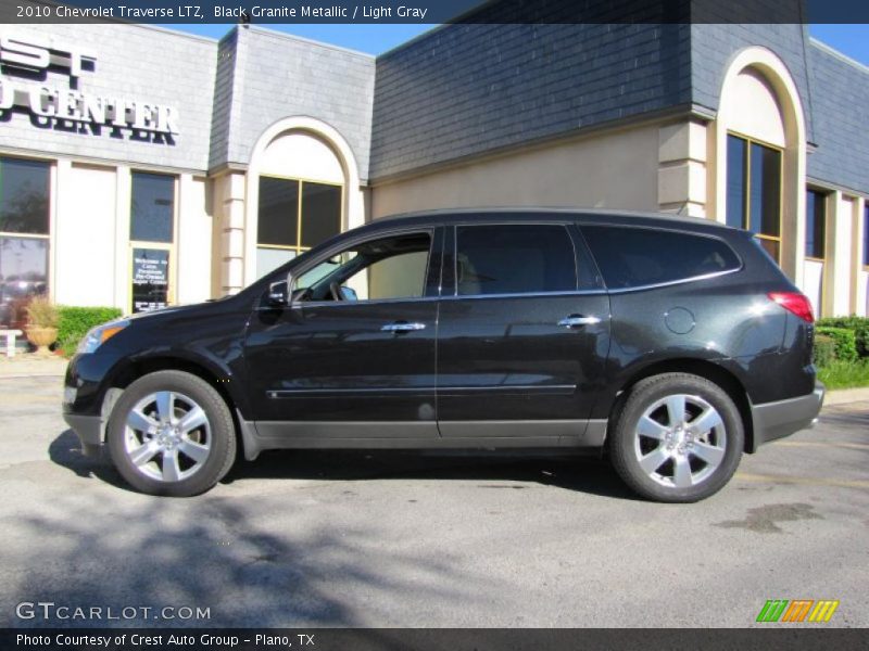 Black Granite Metallic / Light Gray 2010 Chevrolet Traverse LTZ