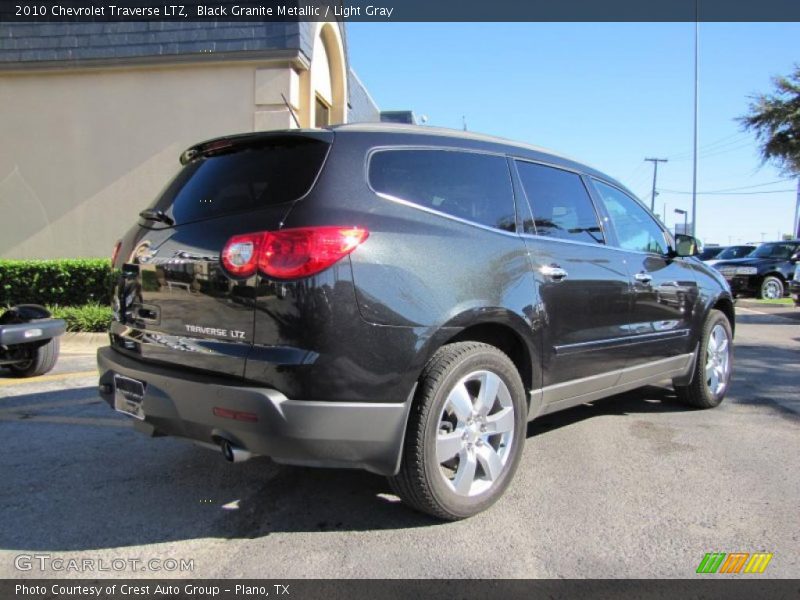 Black Granite Metallic / Light Gray 2010 Chevrolet Traverse LTZ