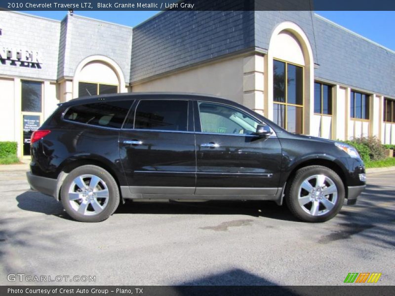 Black Granite Metallic / Light Gray 2010 Chevrolet Traverse LTZ