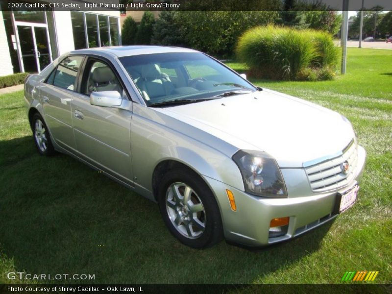 Light Platinum / Light Gray/Ebony 2007 Cadillac CTS Sedan