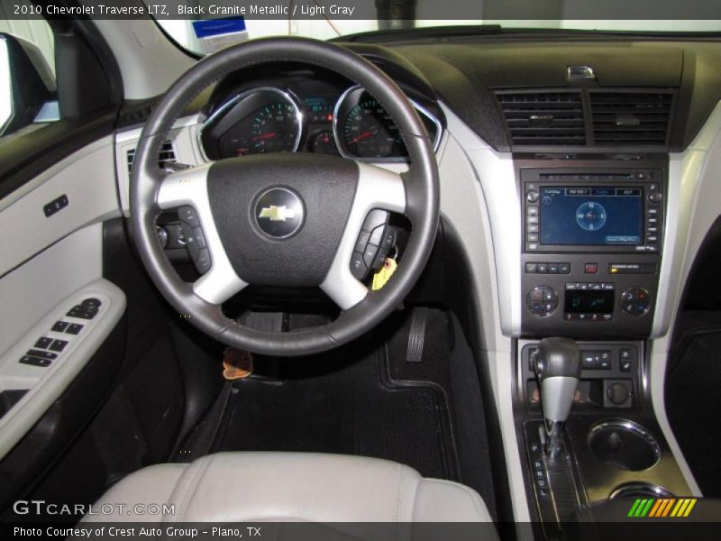 Black Granite Metallic / Light Gray 2010 Chevrolet Traverse LTZ