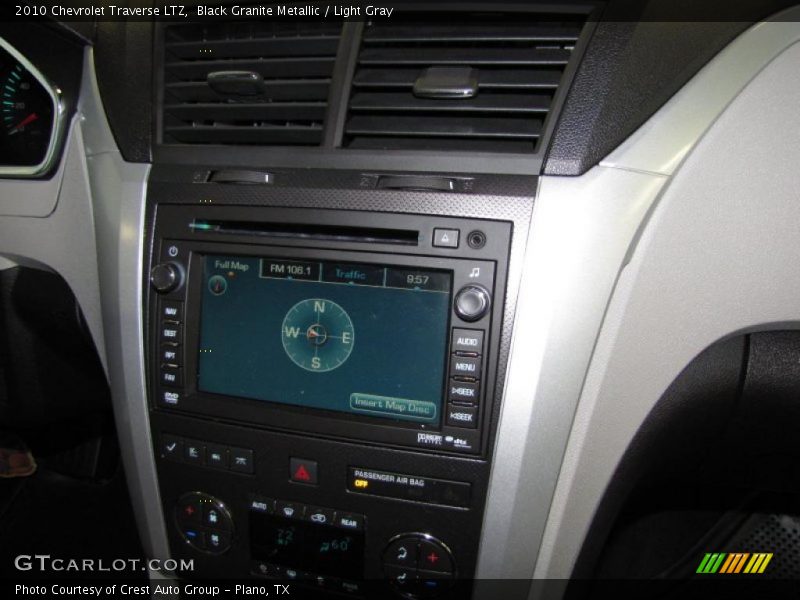 Black Granite Metallic / Light Gray 2010 Chevrolet Traverse LTZ