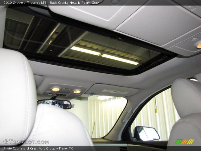 Black Granite Metallic / Light Gray 2010 Chevrolet Traverse LTZ