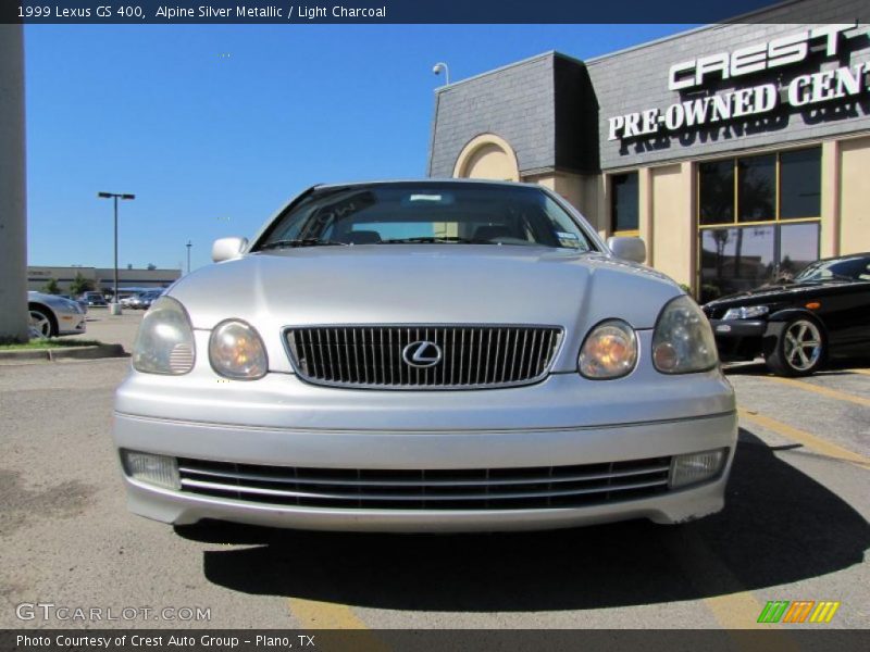 Alpine Silver Metallic / Light Charcoal 1999 Lexus GS 400