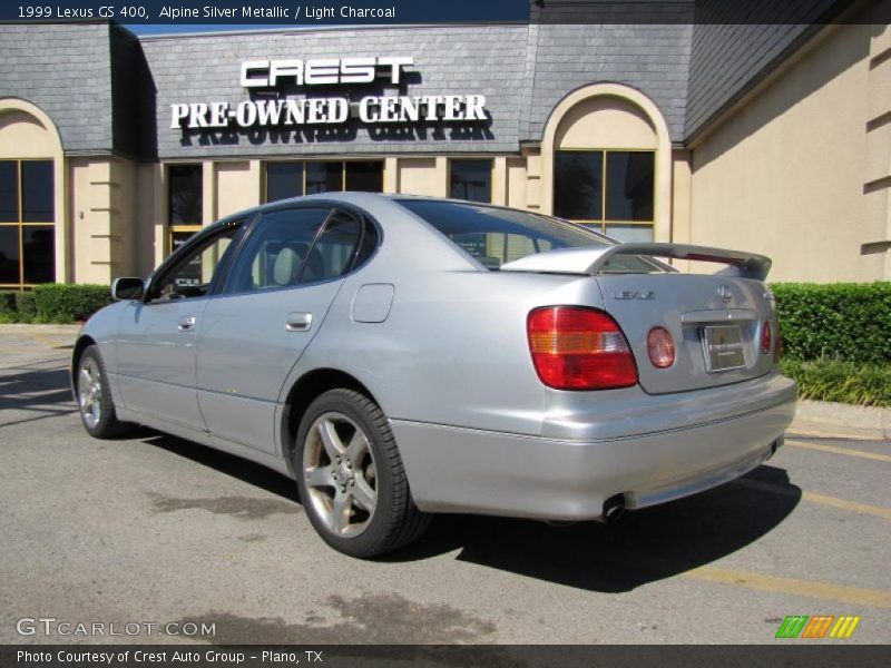 Alpine Silver Metallic / Light Charcoal 1999 Lexus GS 400