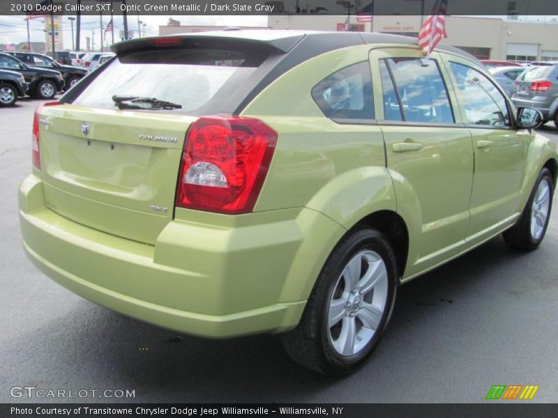 Optic Green Metallic / Dark Slate Gray 2010 Dodge Caliber SXT