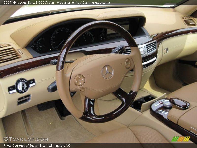  2007 S 600 Sedan Cashmere/Savanna Interior