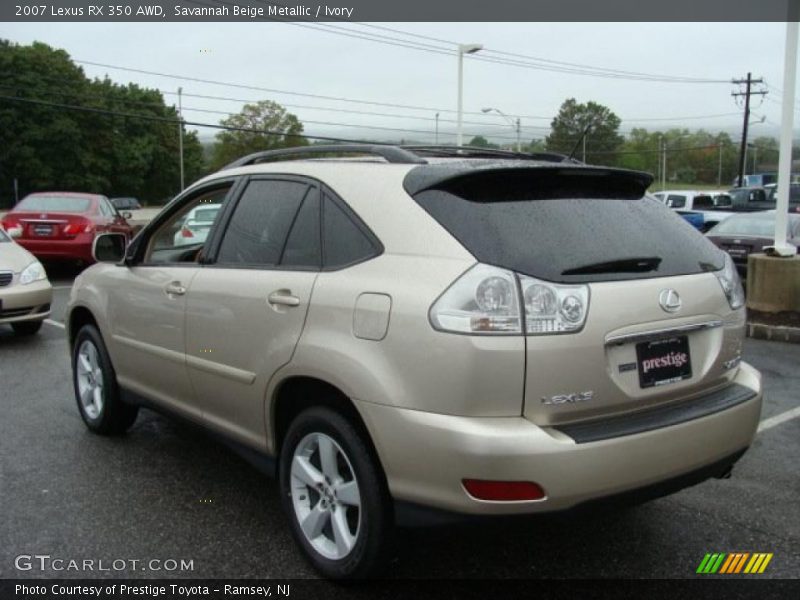 Savannah Beige Metallic / Ivory 2007 Lexus RX 350 AWD
