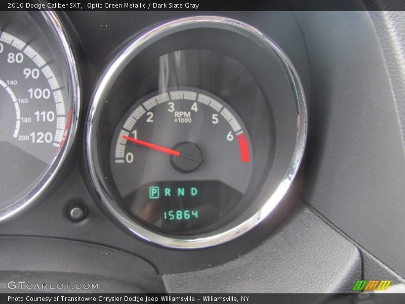 Optic Green Metallic / Dark Slate Gray 2010 Dodge Caliber SXT