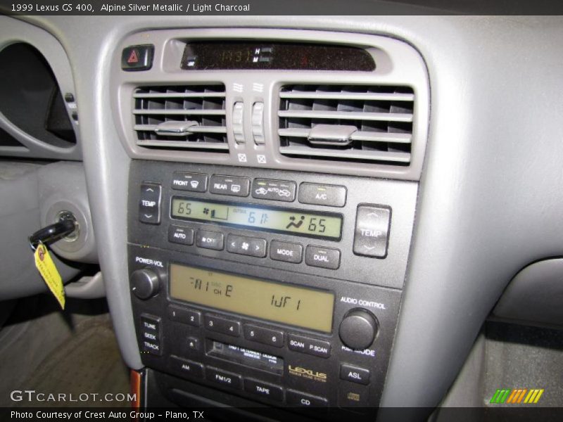 Alpine Silver Metallic / Light Charcoal 1999 Lexus GS 400