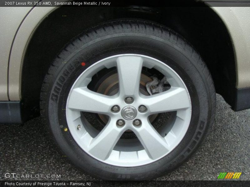 Savannah Beige Metallic / Ivory 2007 Lexus RX 350 AWD
