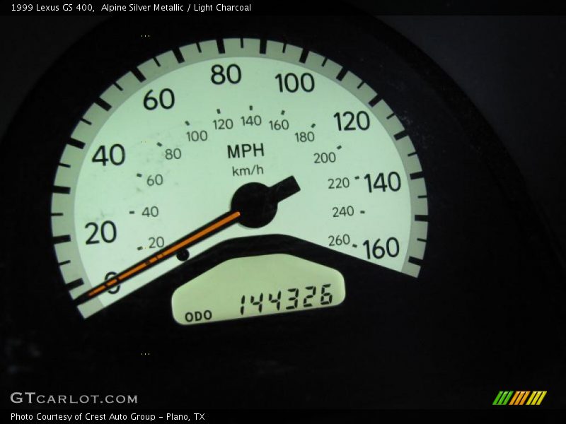 Alpine Silver Metallic / Light Charcoal 1999 Lexus GS 400