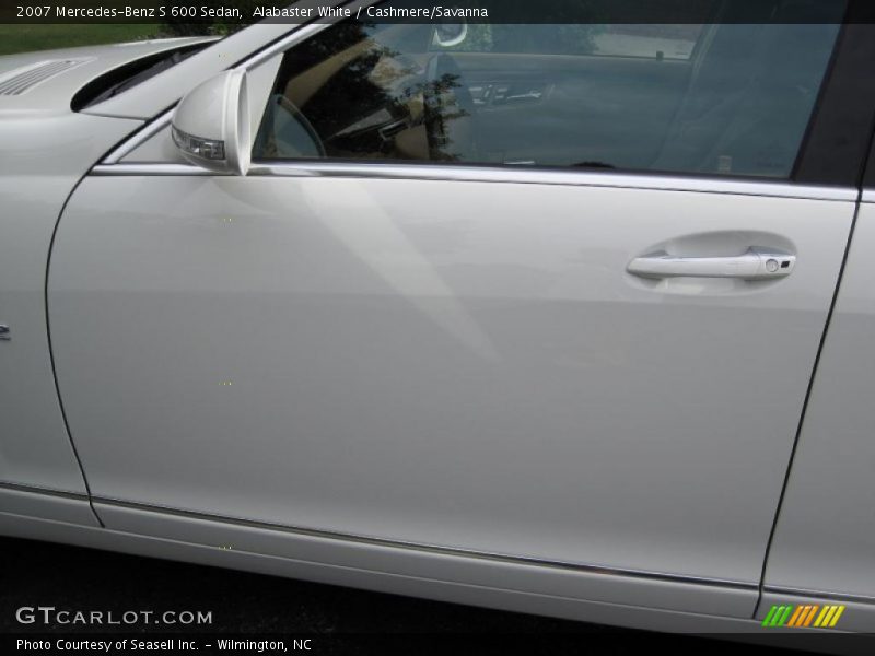 Alabaster White / Cashmere/Savanna 2007 Mercedes-Benz S 600 Sedan