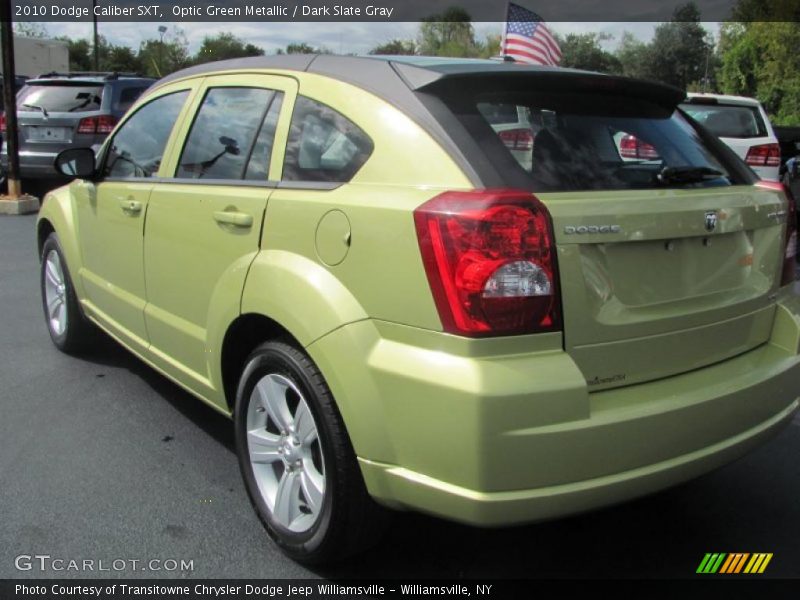 Optic Green Metallic / Dark Slate Gray 2010 Dodge Caliber SXT