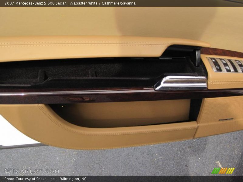 Alabaster White / Cashmere/Savanna 2007 Mercedes-Benz S 600 Sedan