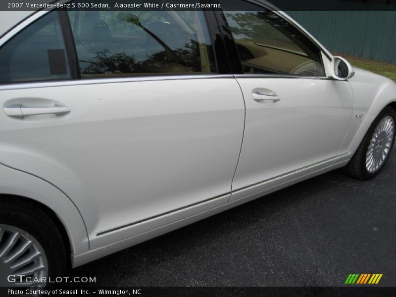 Alabaster White / Cashmere/Savanna 2007 Mercedes-Benz S 600 Sedan