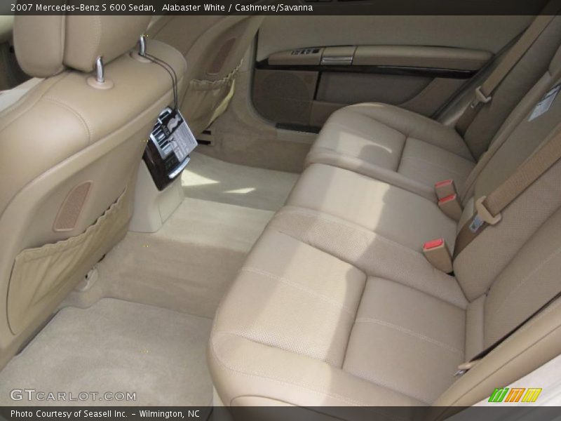  2007 S 600 Sedan Cashmere/Savanna Interior