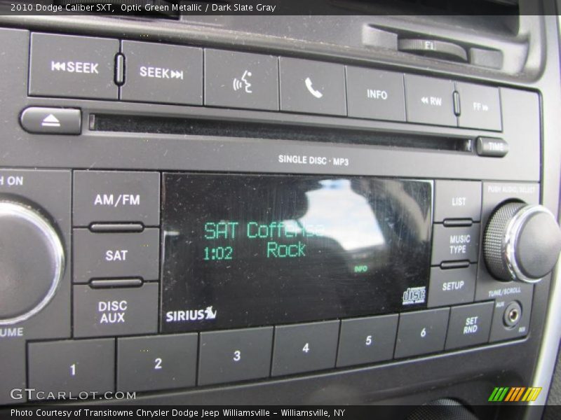 Optic Green Metallic / Dark Slate Gray 2010 Dodge Caliber SXT
