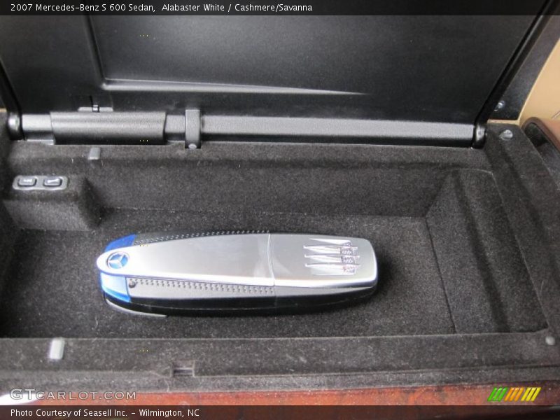 Alabaster White / Cashmere/Savanna 2007 Mercedes-Benz S 600 Sedan