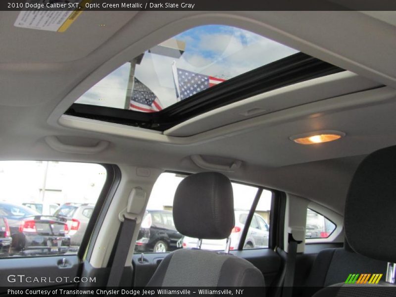 Optic Green Metallic / Dark Slate Gray 2010 Dodge Caliber SXT
