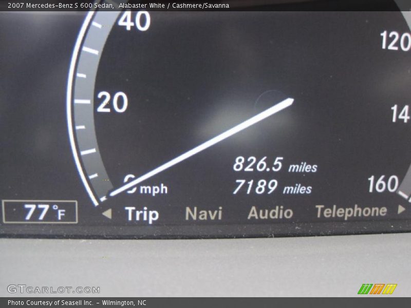 Alabaster White / Cashmere/Savanna 2007 Mercedes-Benz S 600 Sedan