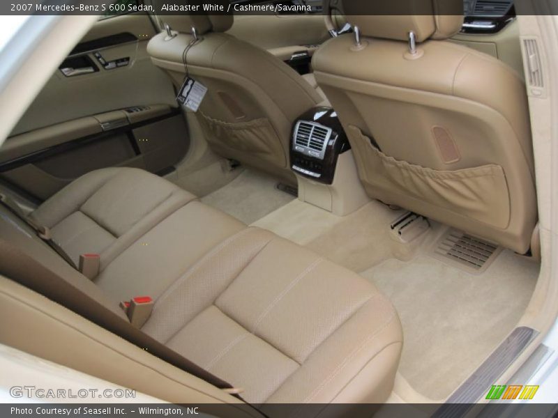  2007 S 600 Sedan Cashmere/Savanna Interior