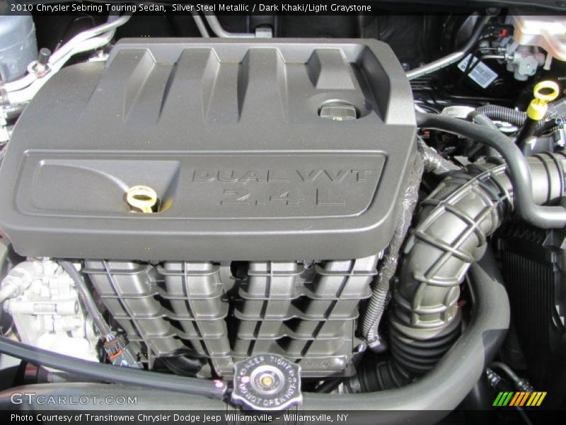 Silver Steel Metallic / Dark Khaki/Light Graystone 2010 Chrysler Sebring Touring Sedan