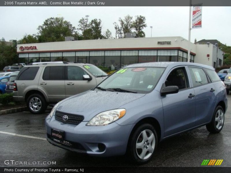 Cosmic Blue Metallic / Dark Gray 2006 Toyota Matrix AWD