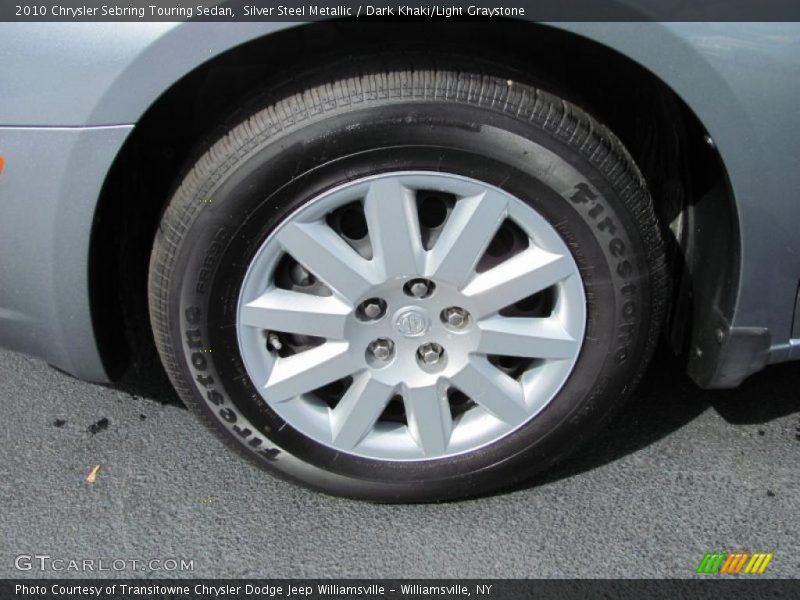 Silver Steel Metallic / Dark Khaki/Light Graystone 2010 Chrysler Sebring Touring Sedan