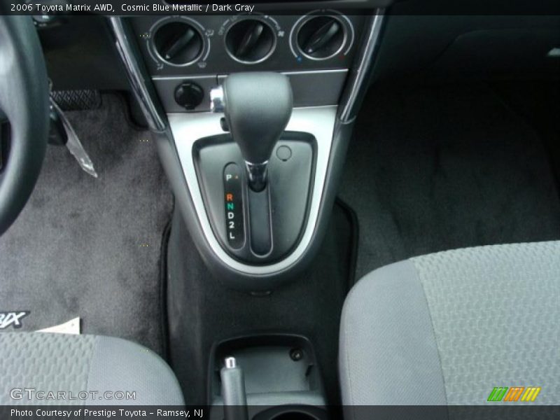 Cosmic Blue Metallic / Dark Gray 2006 Toyota Matrix AWD