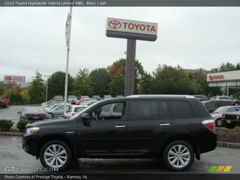 Black / Ash 2010 Toyota Highlander Hybrid Limited 4WD
